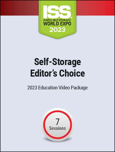 Video Pre-Order - Self-Storage Editor's Choice 2023 Education Video Package